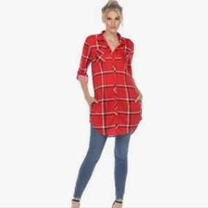 Loveriche plaid tunic